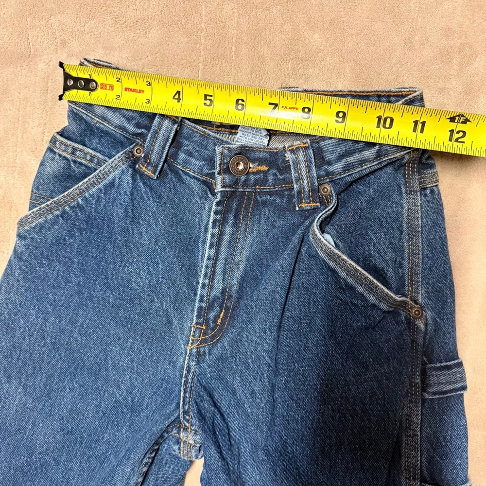 Boys Vintage Old Navy Painter's Jeans Size 8 Blue